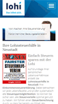 Mobile Screenshot of lohnsteuerhilfe-neustadt.net